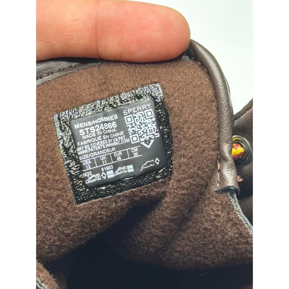 Sperry Men's Top-Sider Saltwater Nylon Brown‎ Duck Boots STS24866 Size 12